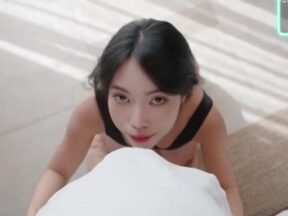 Tight-fitting black-clad Vietnamese slut gets fucked until her eyes roll back - Miuzxc madou