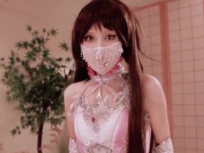 Banana Show xjx775 Little Dance White Stockings Temptation Rear Entry and Ejaculation madou